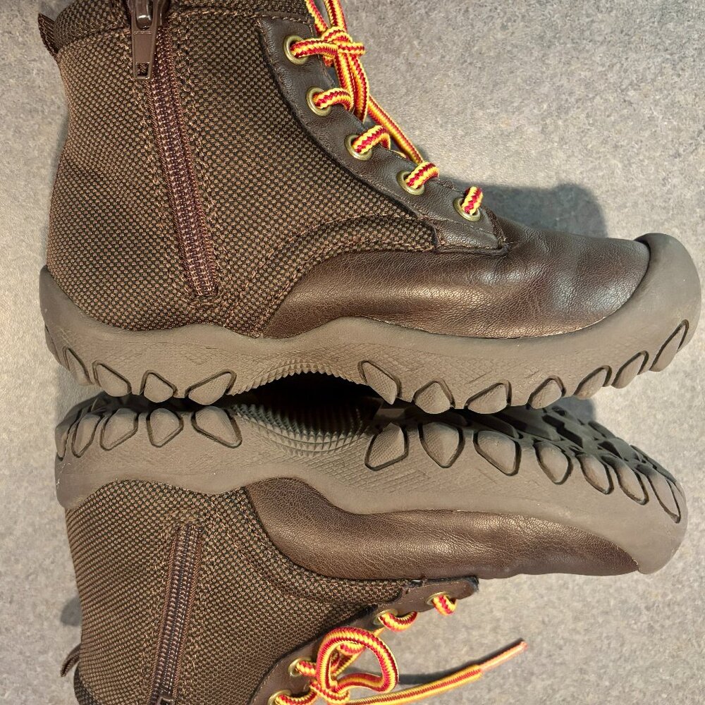 ~~M.A.P. Motion Adventure Play Kids Boots Shoes Side Zip Size 12M..EUC!!      AL